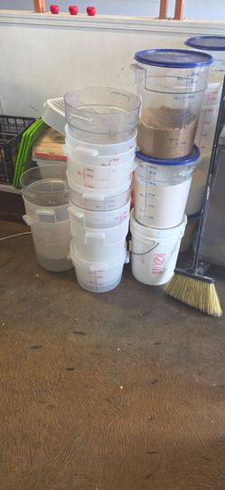 Cambros 6, and hotel pans