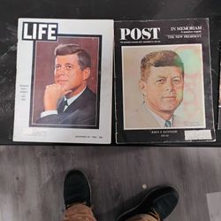 POST & LIFE  MAGAZINES OF JOHN F KENNEDY 