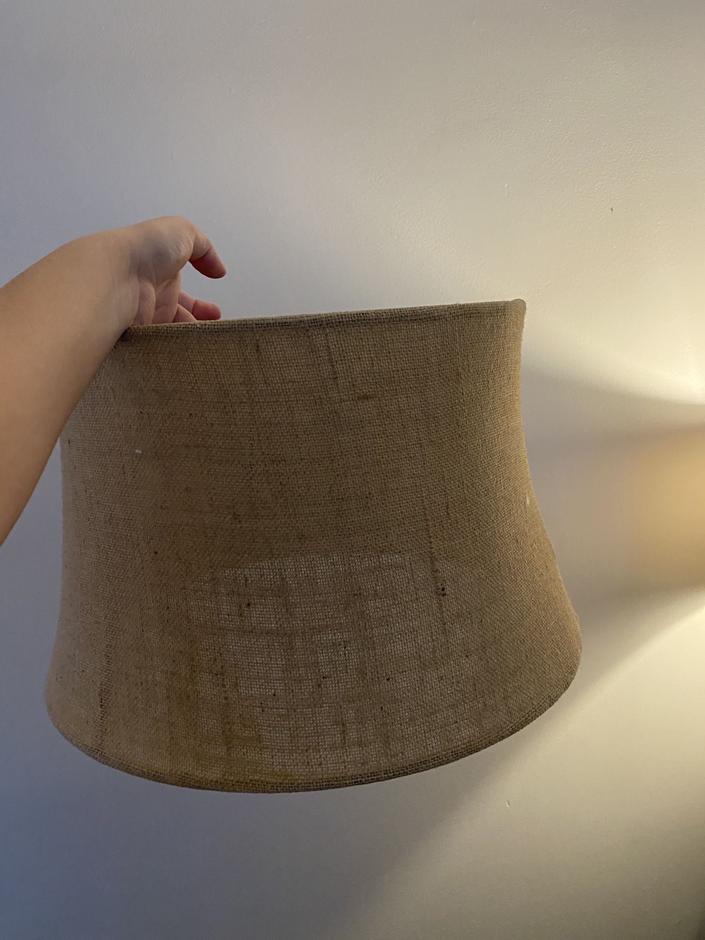 Large pottery barn lamp shade