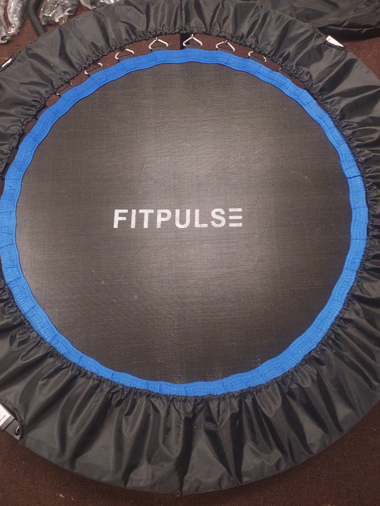 FitPulse FITPULSE Mini Trampoline Rebounder - Indoor Trampoline for Adults  - Portable & Foldable - Exercise Trampoline for Adults, Small