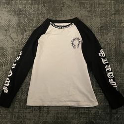 Black and White Chrome Hearts Longsleeve