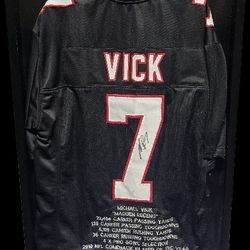 Michael Vick Signed Jersey With Coa