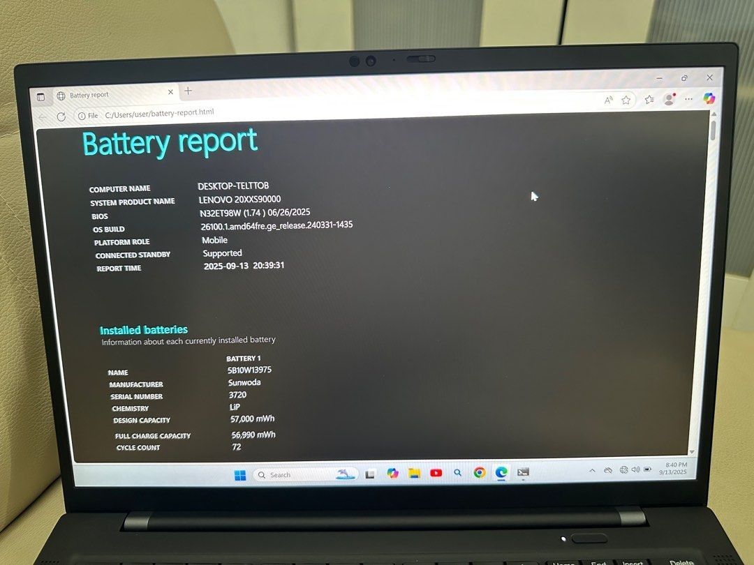 - Lenovo ThinkPad X1 Carbon Gen 9