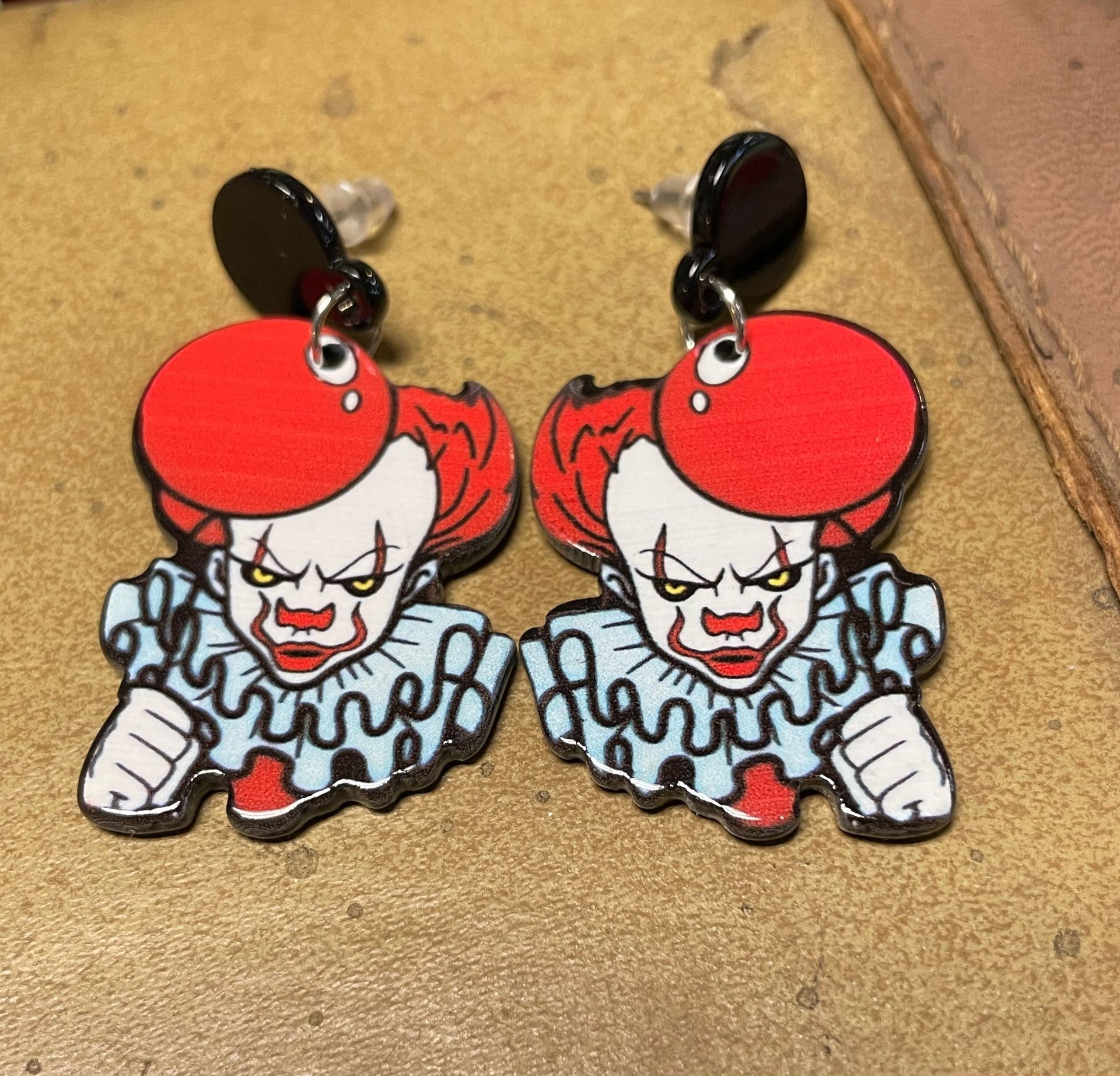Pennywise IT Clown Earrings