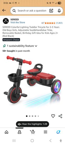 Bicycle for toddler - never used, unopened