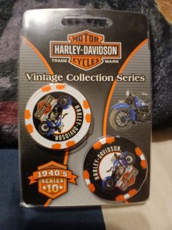 Harley davidson poker chips