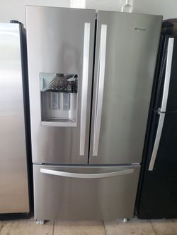 Whirlpool Fridge Stainless steel 68.5x36