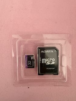 ADATA 32GB microSDHC Card with SD Adapter