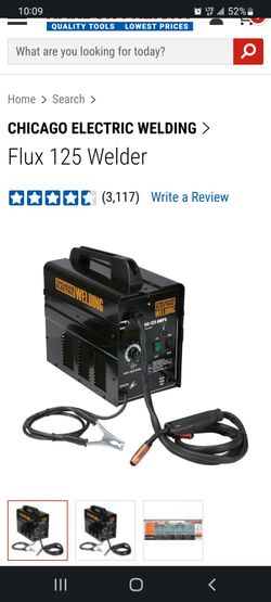 Central Machinery 120v Wire Feed Welder