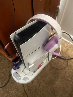 Ps5 disc two controllers and a headset
