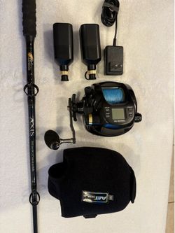 Daiwa Tanacom 750 Phenix Axis HAX 720 XH 7’2” 30-80# Complete fishing set up