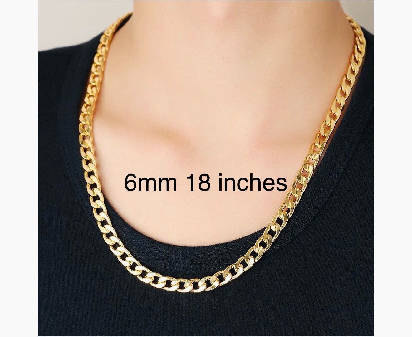 18 k gold plated chain 