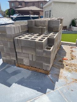 8” cinder block