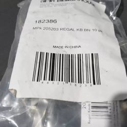 Design House 182386 Regal Knob, 10-Pack, Brushed Nickel