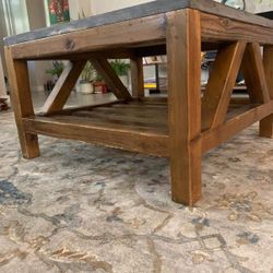 Crate & Barrel - Bluestone Coffee Table