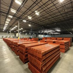 TEARDROP STEP BEAMS, 108" X 3-1/2" Pallet racks Industrial Shelving 