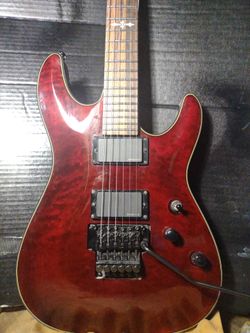 Damien Spcl. FR EMGs Schecter Guitar EXC Pro fret-level setup Spa  (729) now 399!