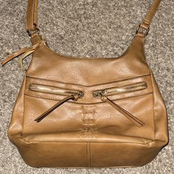 Smooth Zipper Hobo Bag 