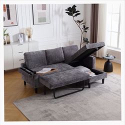 Sectional Sofa Reversible Sectional Sleeper Sectional Sofa with Storage Chaise