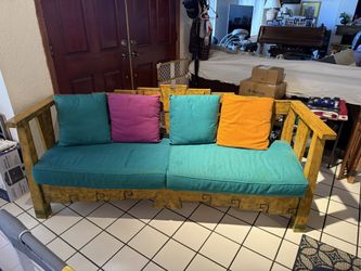 Bench Couch Aztec Design 