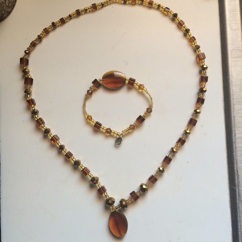 Amber Mexican necklace
