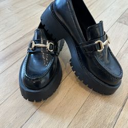 Black Patton Wedge ASOS- Combat Boots- Size 36- New W/0 Box