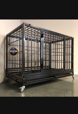 Dog pet cage kennel size 48 with grid and tray new in box 📦