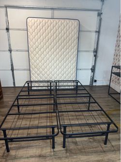 Free full size mattress and bed frame