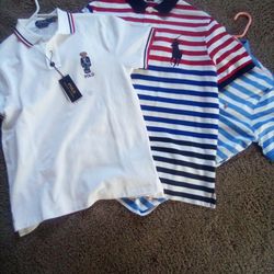 Lot Of 10 Ralph Lauren Polo Shirts Some New With Tags All In Perfect Condition Size Large