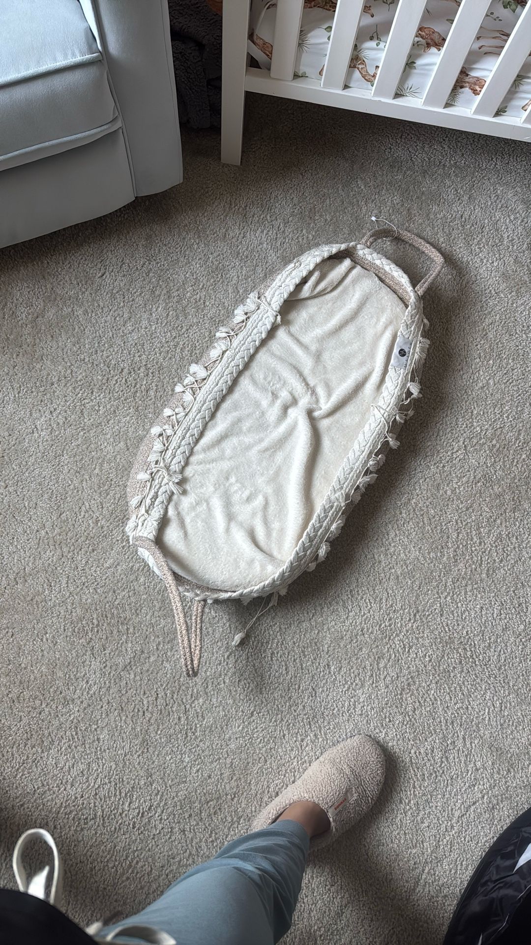 Moses Changing Basket With Pad And Blanket 