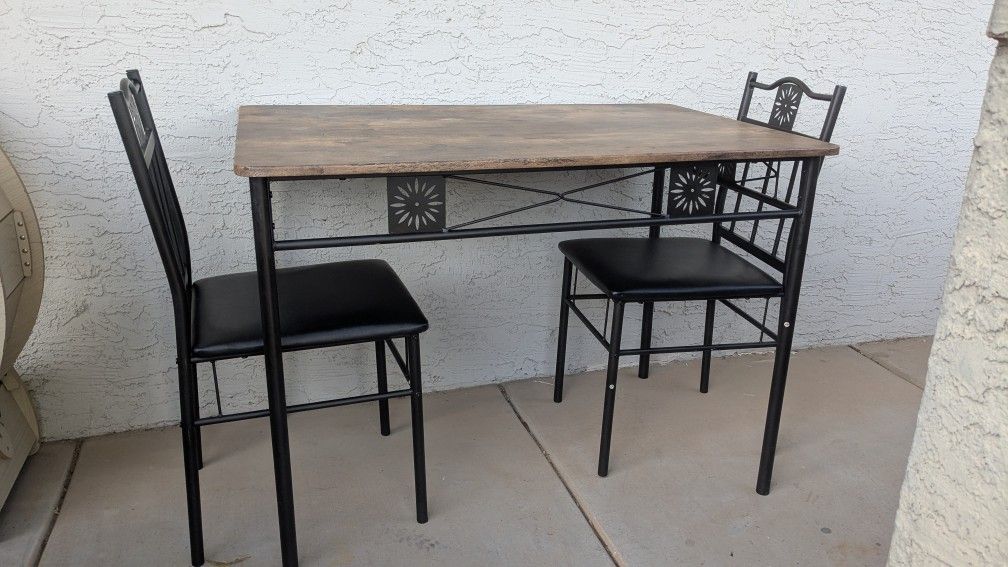 Table And 2 Chairs 