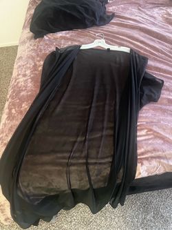 Mesh Cover up short sleeve size Large