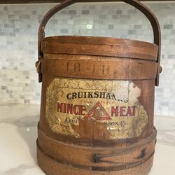 Beautiful Antique Mincemeat Pail