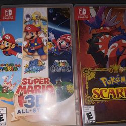Super Mario 3d All Stars And Pokémon Scarlet Nintendo Switch