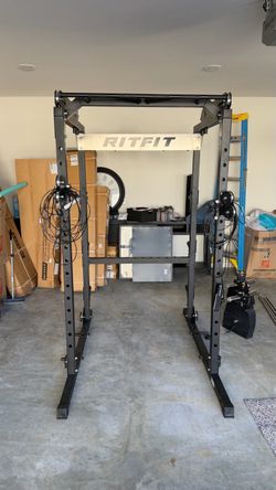 RitFit Power Rack with Cable System (Squat Rack)
