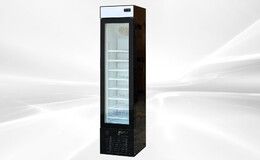 NSF Narrow glass door freezer SD105B