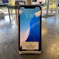 Apple iPhone 11 – 64GB – Red 📱🍎❤️