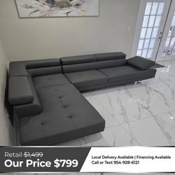 New leather sectional| shop now pay later $39 down