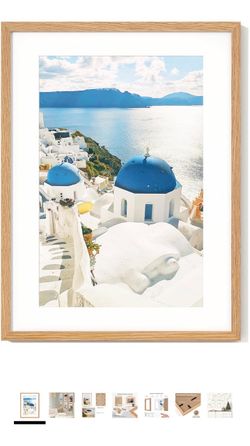 33x25 Wood Poster Frame | Tempered Glass and Hanging Hardware Included Home Wall Decor Art Hanging Frame