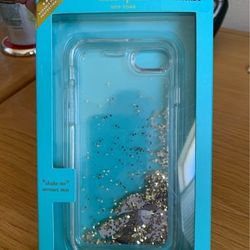 Kate Spade iPhone 8 Clear Liquid Glitter Case