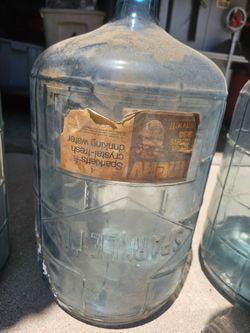 Vintage 5 gal water bottles