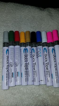 10 Duct tape paint markers (Reserved for Kristin)