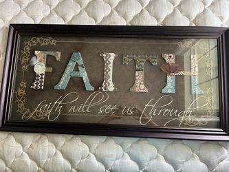 Faith frame( 39x19)
