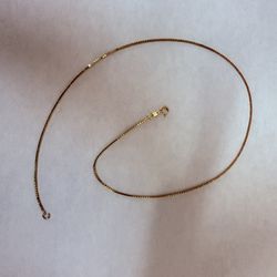 16” Gold Box Chain