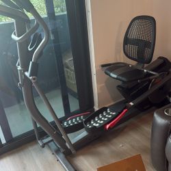 2 In 1 Eliptical And Stationary Bike 