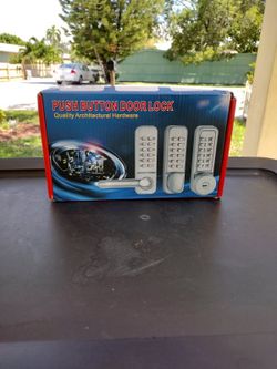 Push button Door Lock 