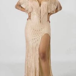 Gold Formal Dress 