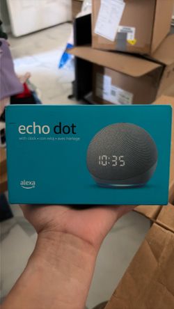 Amazon Echo Dot with Clock