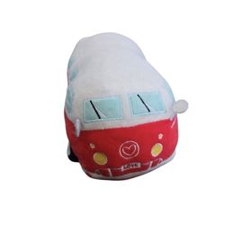 Plush Toy VW Bus Van Life Hippie Camper Decor Vintage 