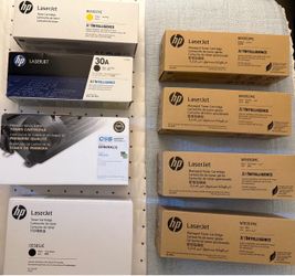 New HP toner cartridges